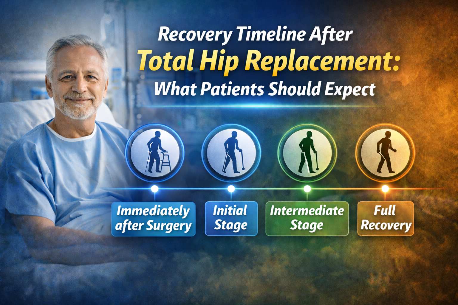 Recovery Timeline After Total Hip Replacement: What Patients Should Expect